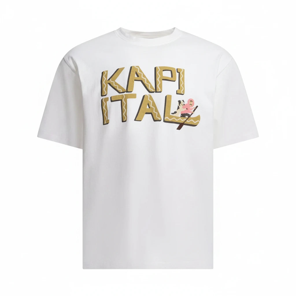 KAPITAL 20/-JERSEY CREW T (CANOE KAPITAL) 'YELLOW'