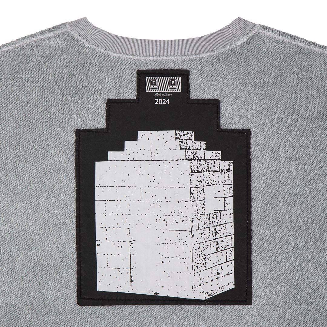 OVERDYE All Mod Coms CREW NECK 'Grey'