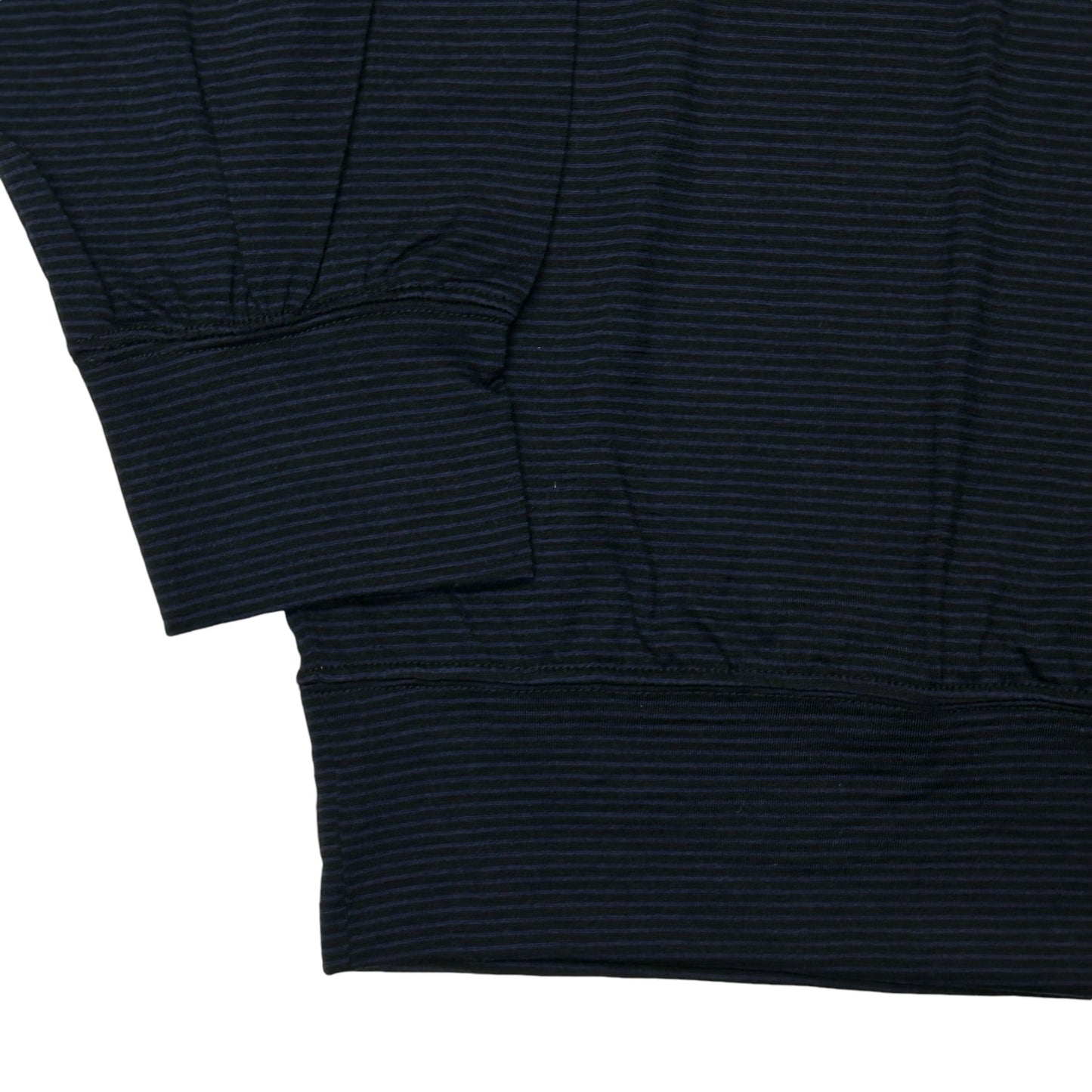 MERINO SWEATSHIRT 'Black Navy'