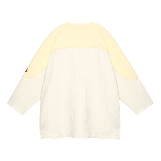 CAV EMPT GAUZE FB CREW NECK BEIGE