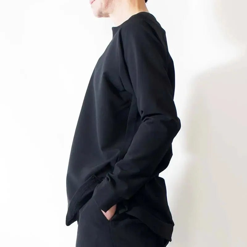 CCP Henry Neck Longsleeve 'Black' - Antithesis Store