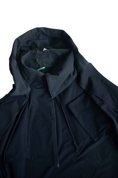 CCP JK-NB113 CHEST PK HOODIE 'BLACK' - Antithesis Store
