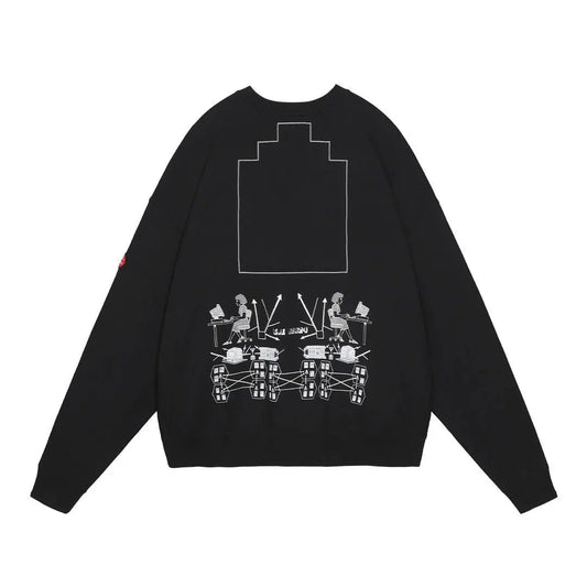 CHANNEL ENCODING CREW NECK 'Black' - Antithesis Store