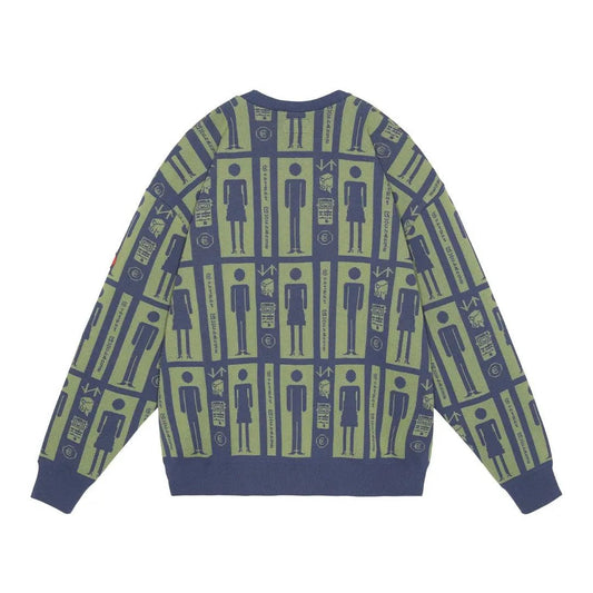 CONTENT EXCHANGE KNIT 'Navy' - Antithesis Store