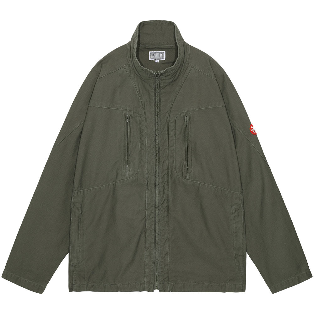 Cotton Active Zip Jacket 'Khaki' – Antithesis Store