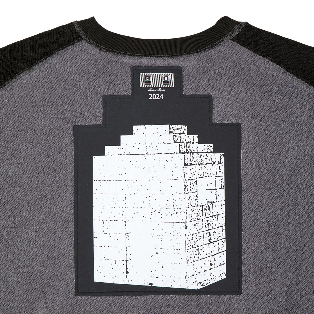 PANEL SHOULDER CREW NECK 'Charcoal'