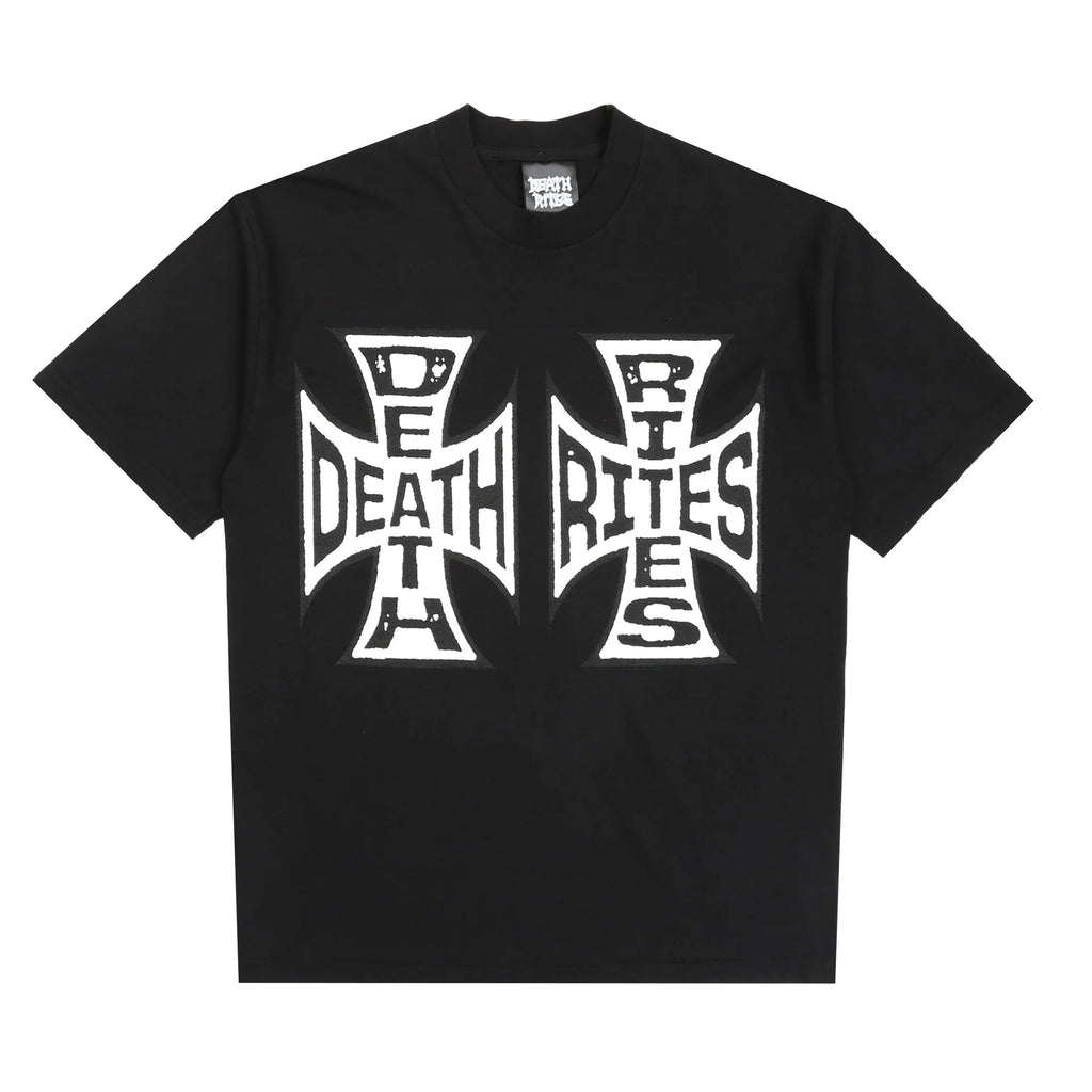 DEATH RITES CROSSES SS T-SHIRT 'BLACK' - Antithesis Store