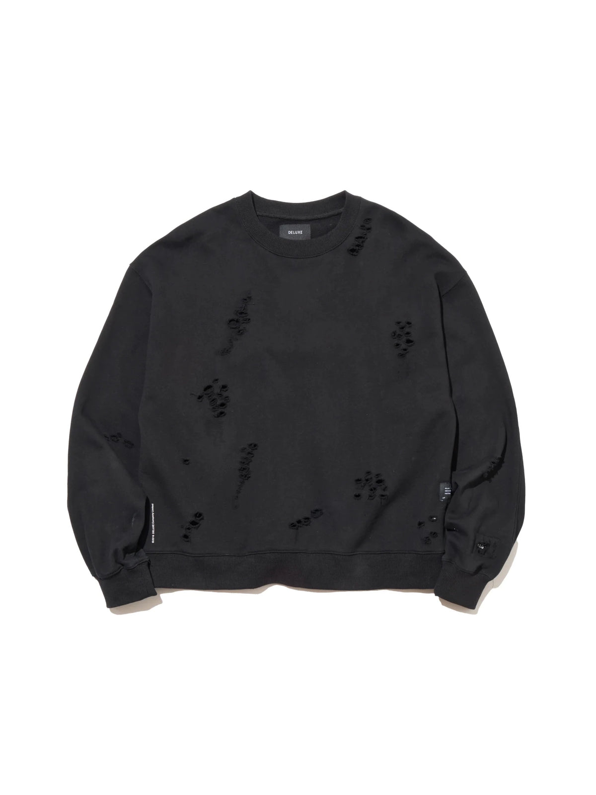 DELUXE SABOTAGE CREWNECK 'BLACK' - Antithesis Store