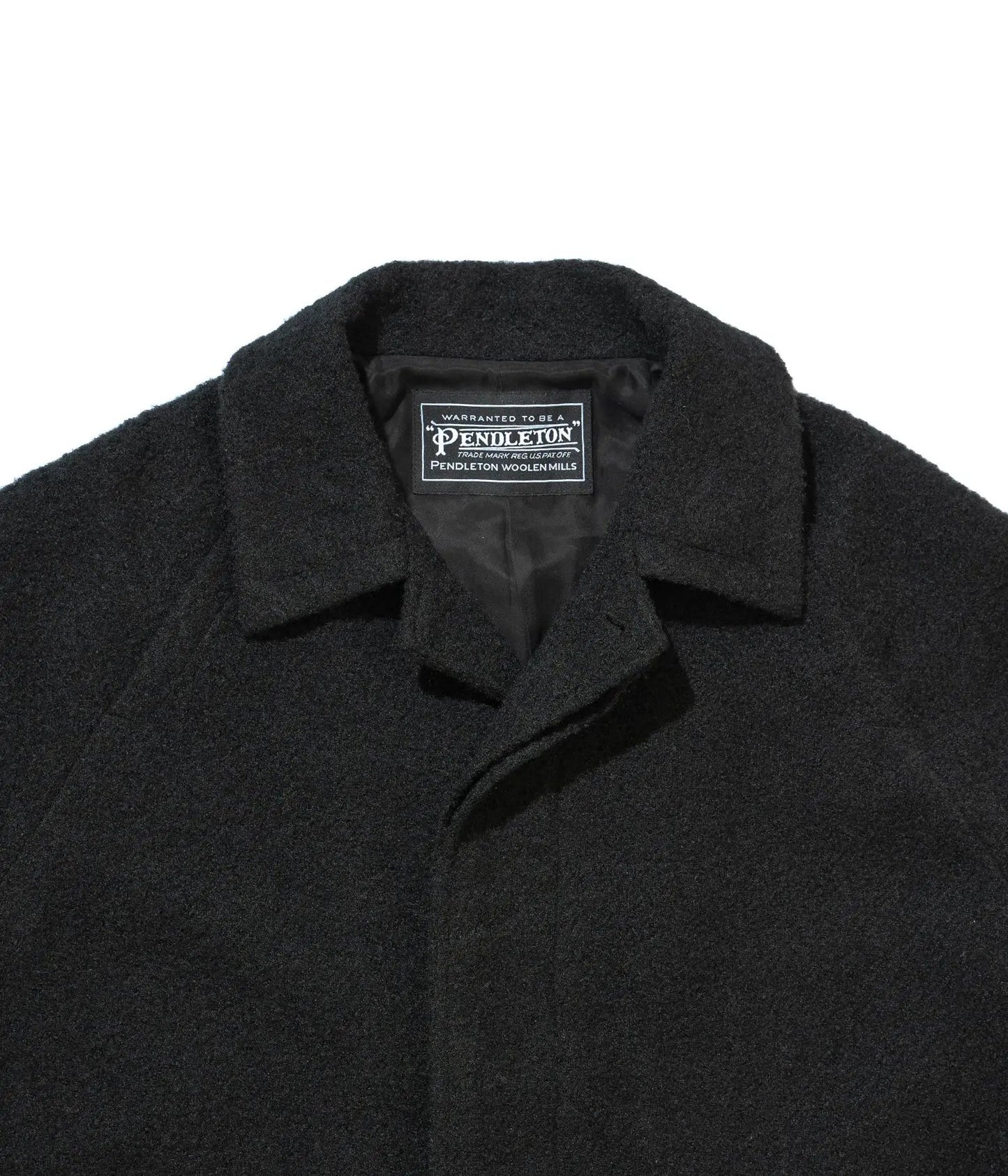 DELUXE x PENDLETON CHECKED COAT 'Black' - Antithesis Store