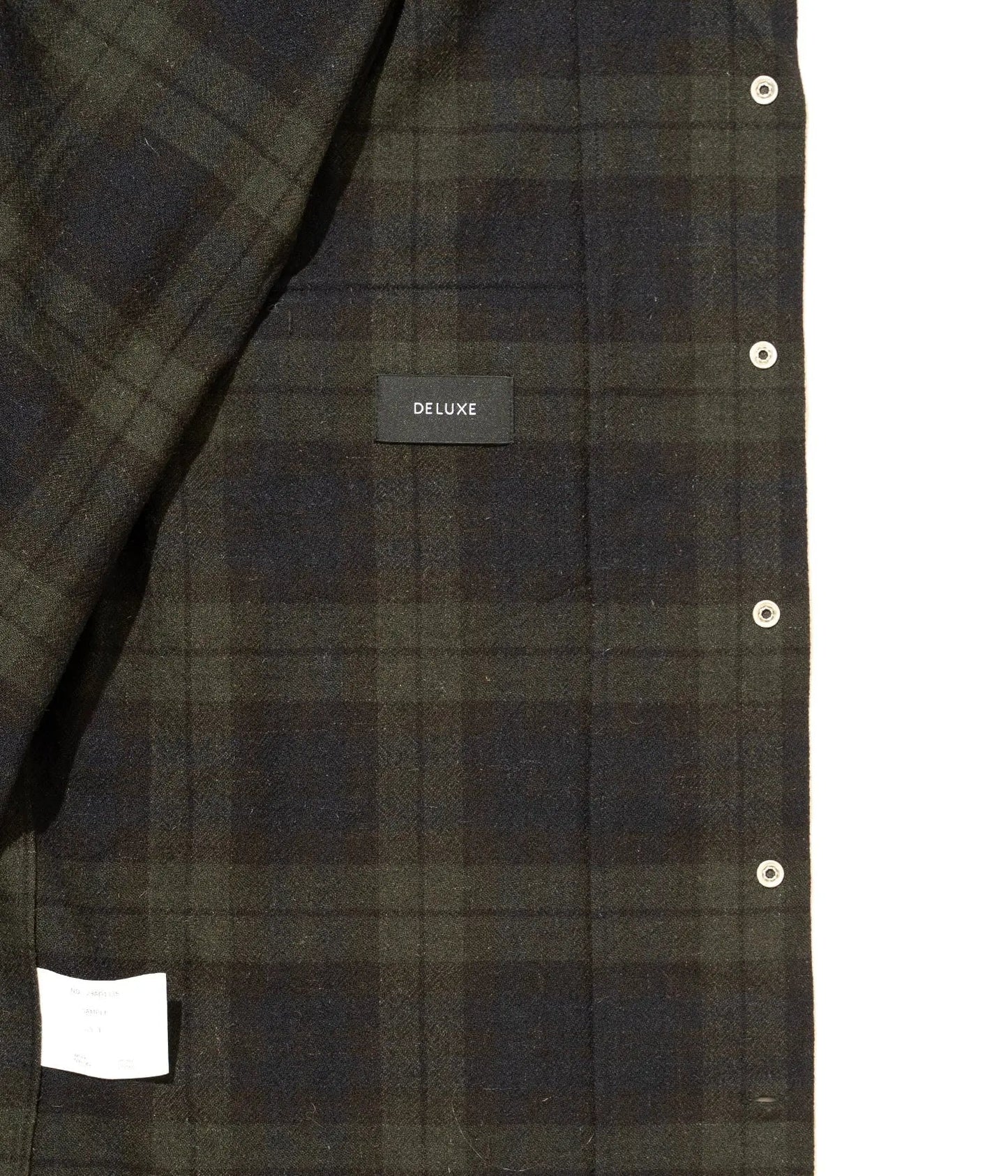 DELUXE x PENDLETON CHECKED SHIRT 'Black/Green' - Antithesis Store