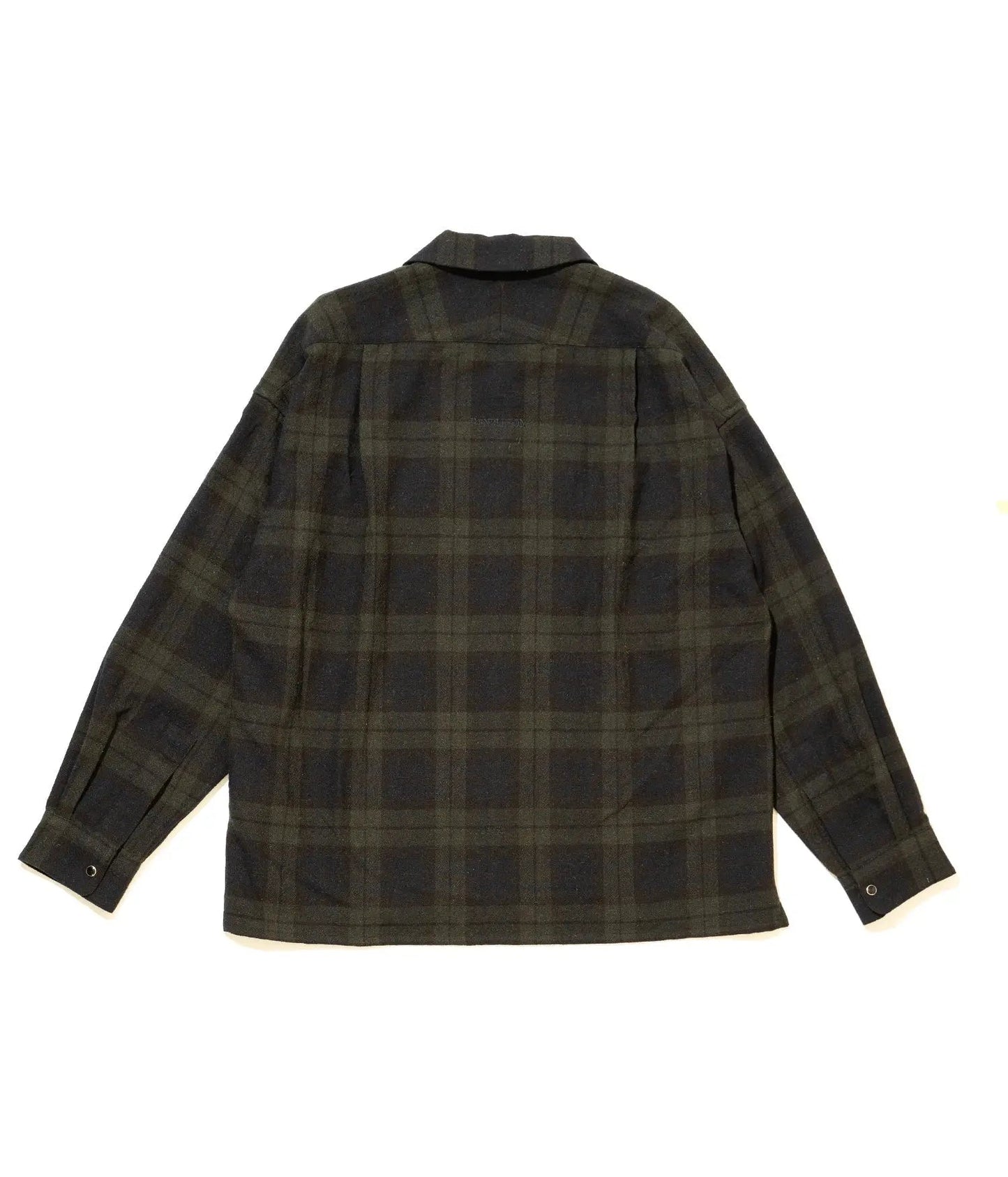 DELUXE x PENDLETON CHECKED SHIRT 'Black/Green' - Antithesis Store