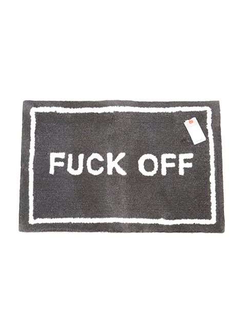 DELUXE FxxK OFF DUDE RUG 'GREY'