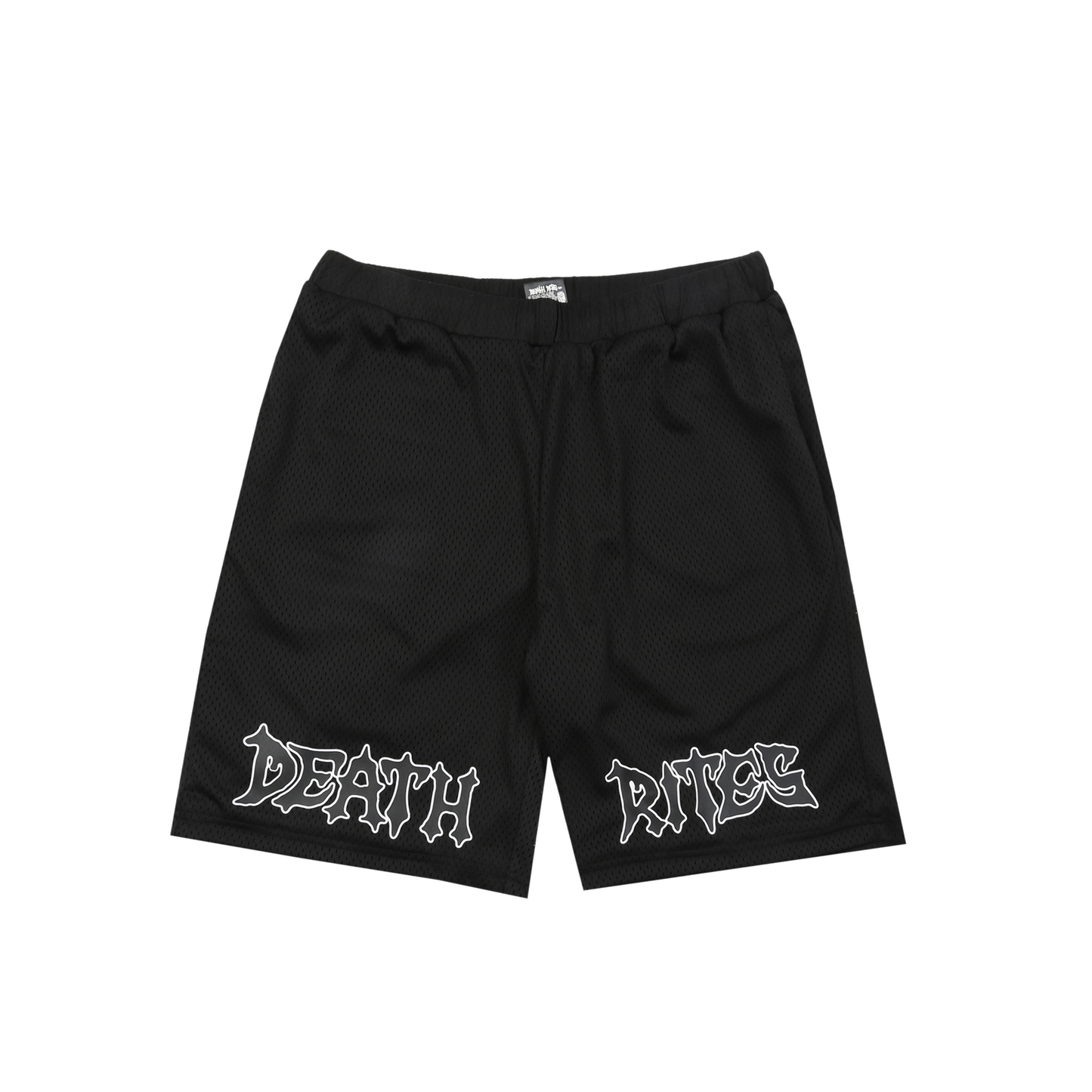 SCRIPT MESH SHORTS 'BLACK'