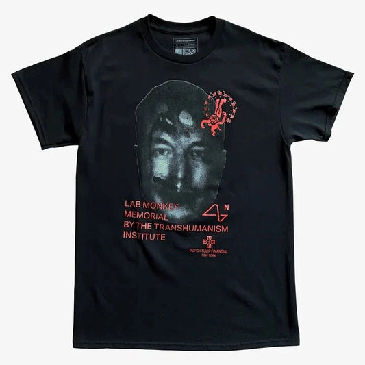 DUTCH TULIP FINANCIAL 15 MONKEYS TEE 'BLACK' - Antithesis Store