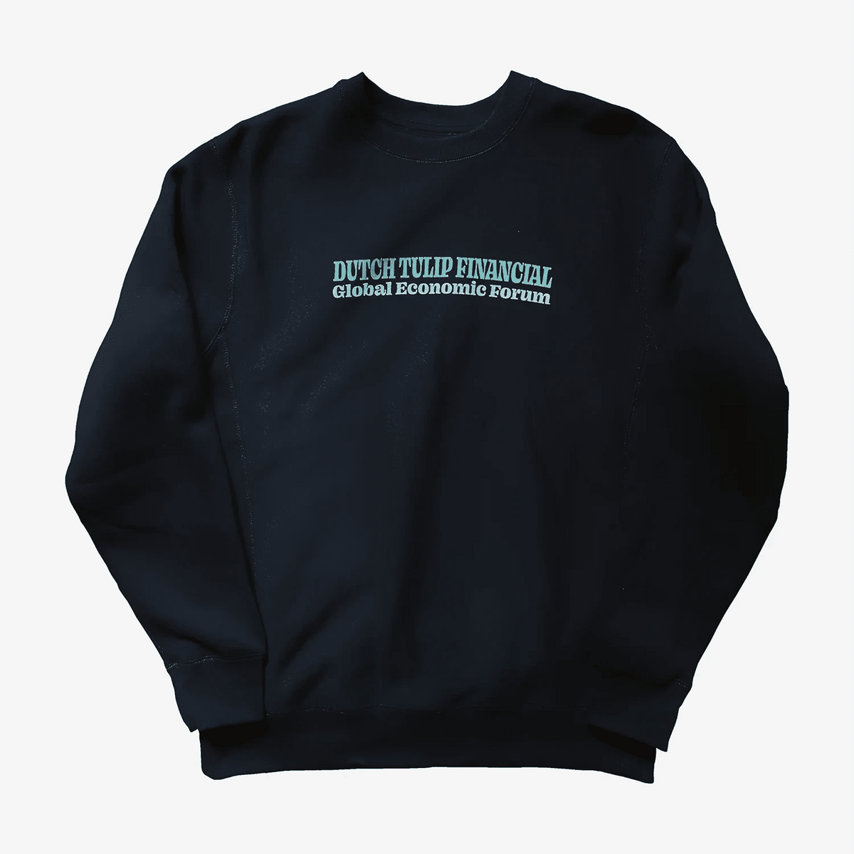 DUTCH TULIP FINANCIAL DAVOS SWEATSHIRT - BLACK - Antithesis Store