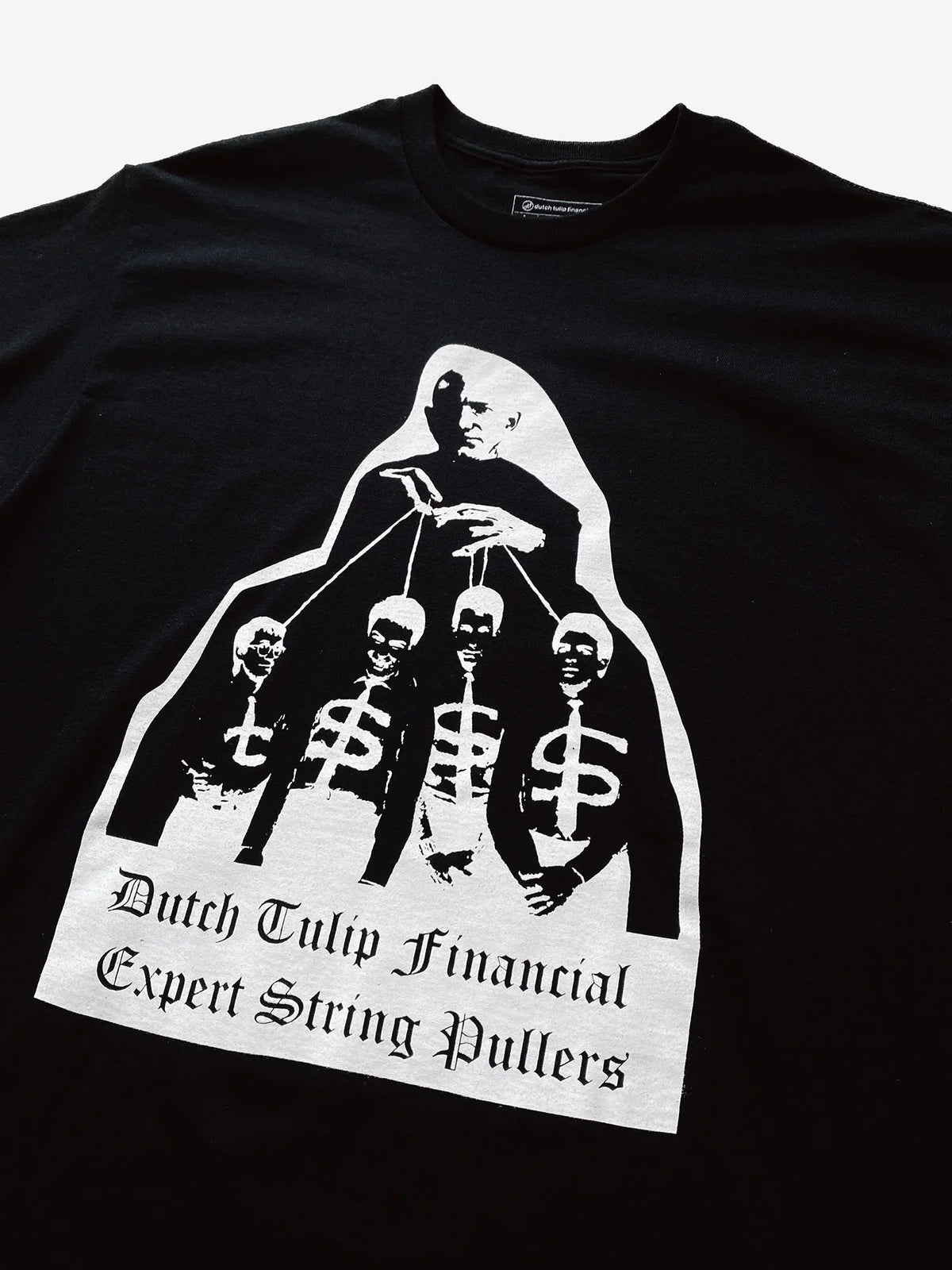 DUTCH TULIP FINANCIAL DEAD BOZOS TEE 'BLACK' - Antithesis Store
