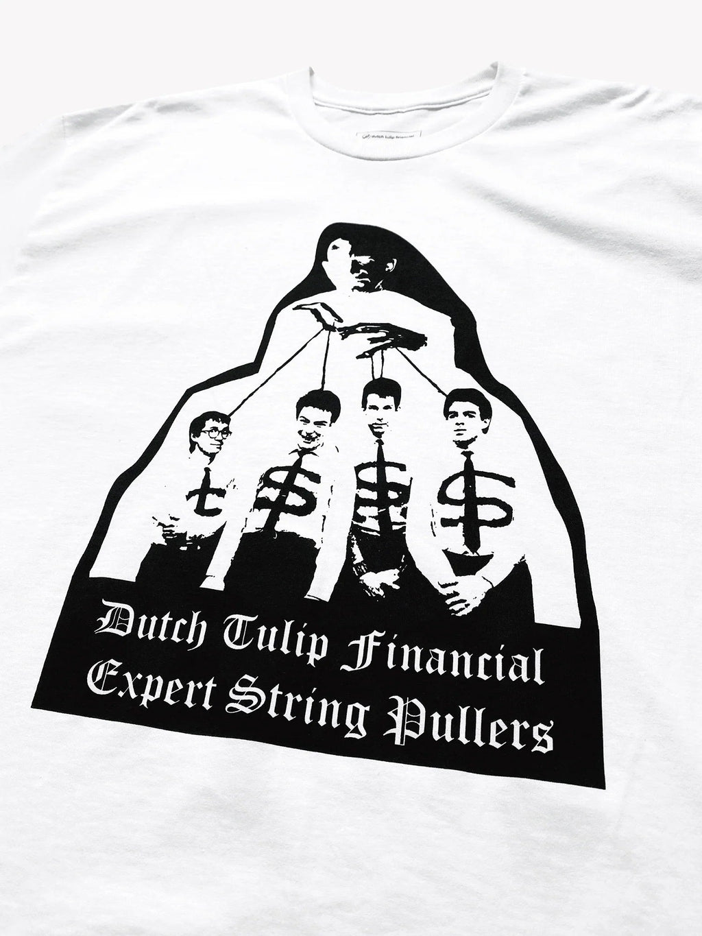 DUTCH TULIP FINANCIAL DEAD BOZOS TEE 'WHITE' - Antithesis Store