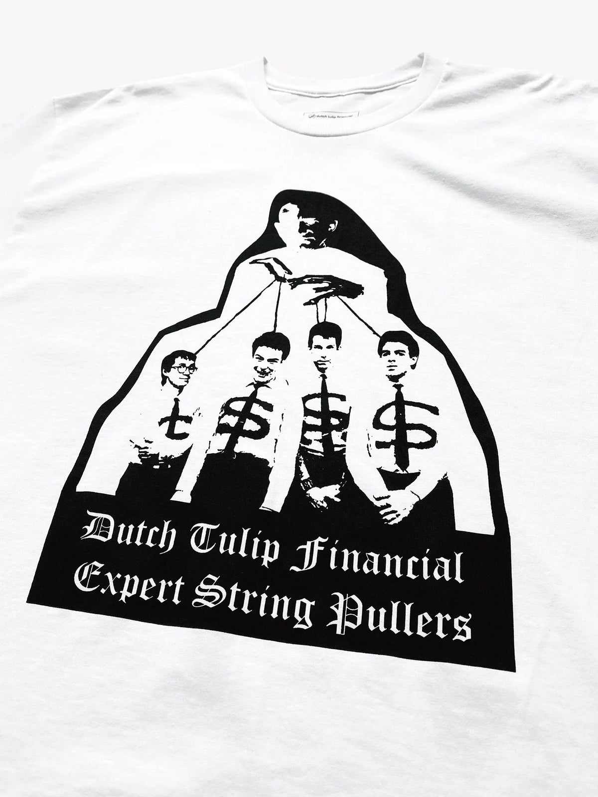DUTCH TULIP FINANCIAL DEAD BOZOS TEE 'WHITE' - Antithesis Store
