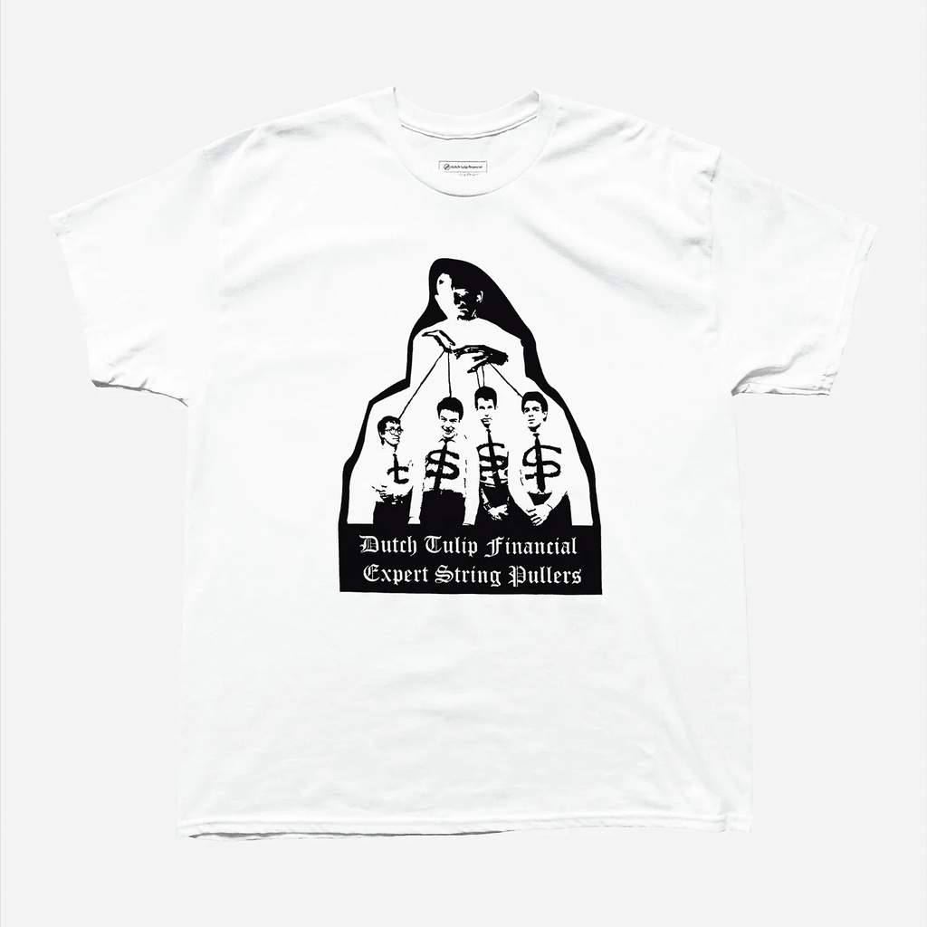 DUTCH TULIP FINANCIAL DEAD BOZOS TEE 'WHITE' - Antithesis Store