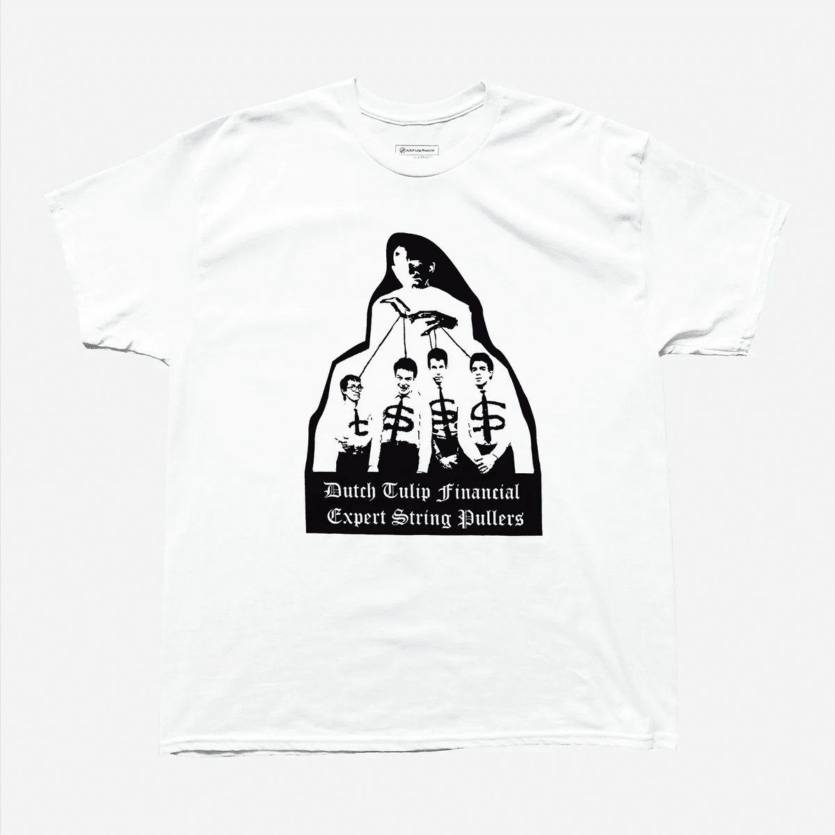 DUTCH TULIP FINANCIAL DEAD BOZOS TEE 'WHITE' - Antithesis Store