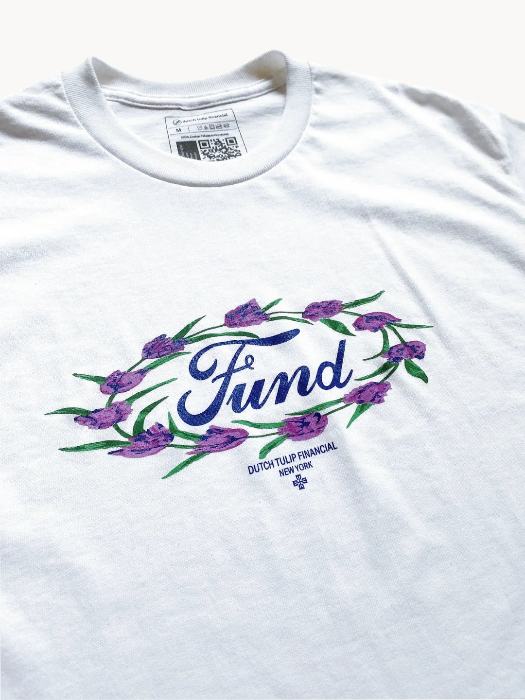 DUTCH TULIP FINANCIAL FUND TEE 'WHITE' - Antithesis Store
