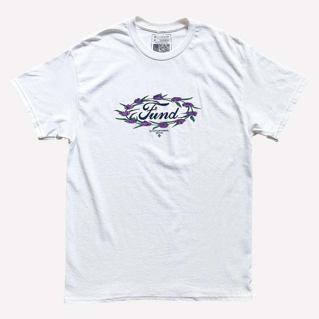 DUTCH TULIP FINANCIAL FUND TEE 'WHITE' - Antithesis Store