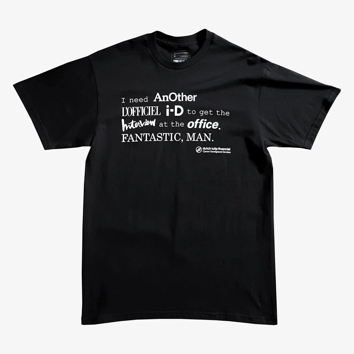DUTCH TULIP FINANCIAL MAGAZINES TEE 'BLACK' - Antithesis Store