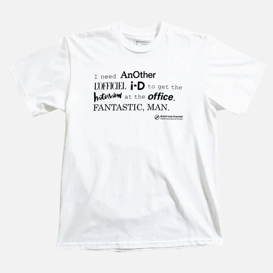 DUTCH TULIP FINANCIAL MAGAZINES TEE 'WHITE' - Antithesis Store
