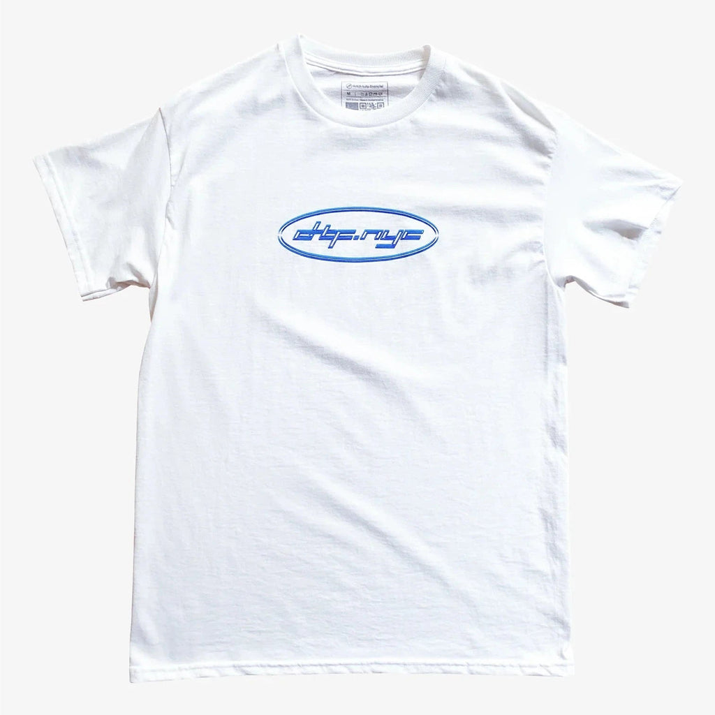 DUTCH TULIP FINANCIAL NYC CYBER LOGO TEE 'WHITE' - Antithesis Store
