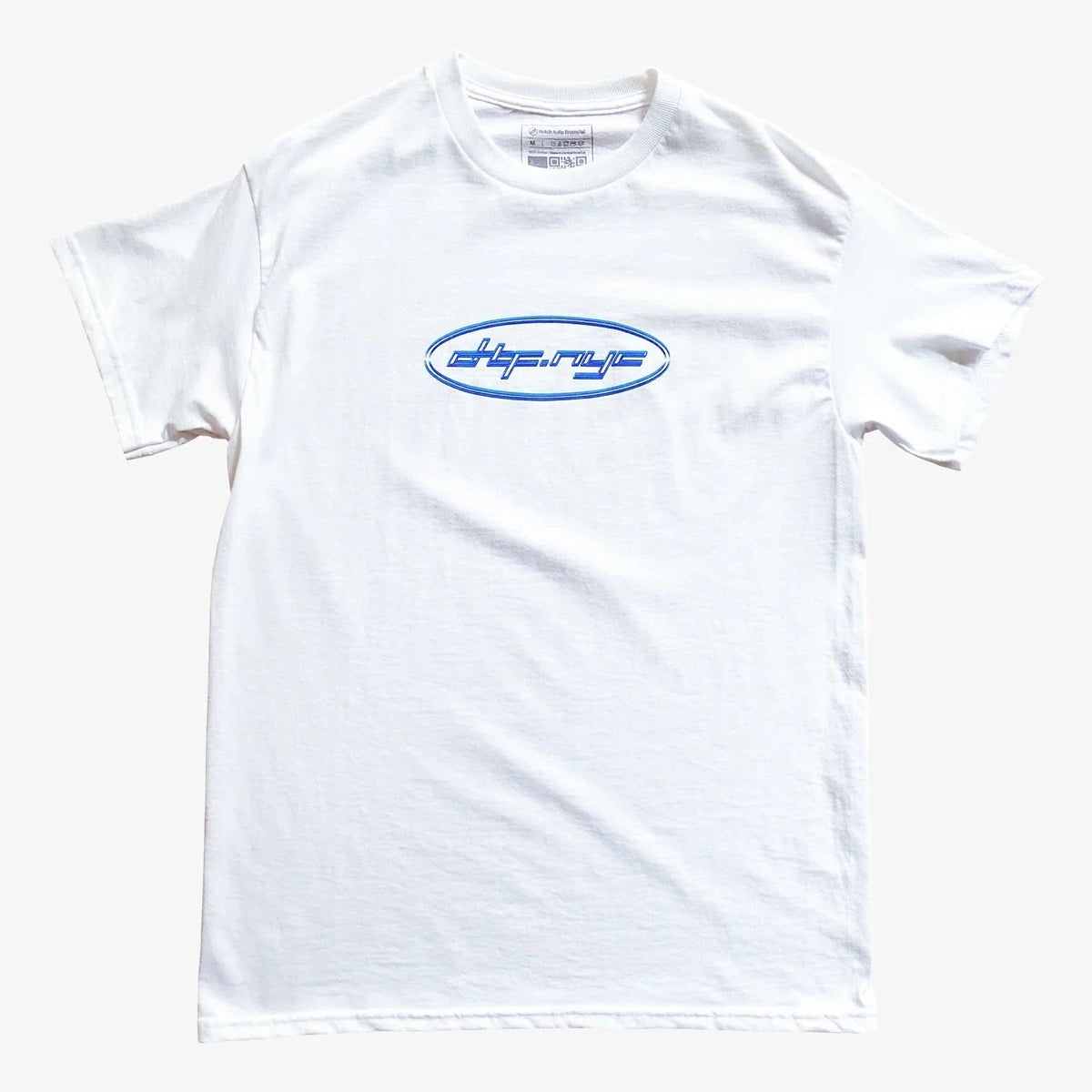 DUTCH TULIP FINANCIAL NYC CYBER LOGO TEE 'WHITE' - Antithesis Store
