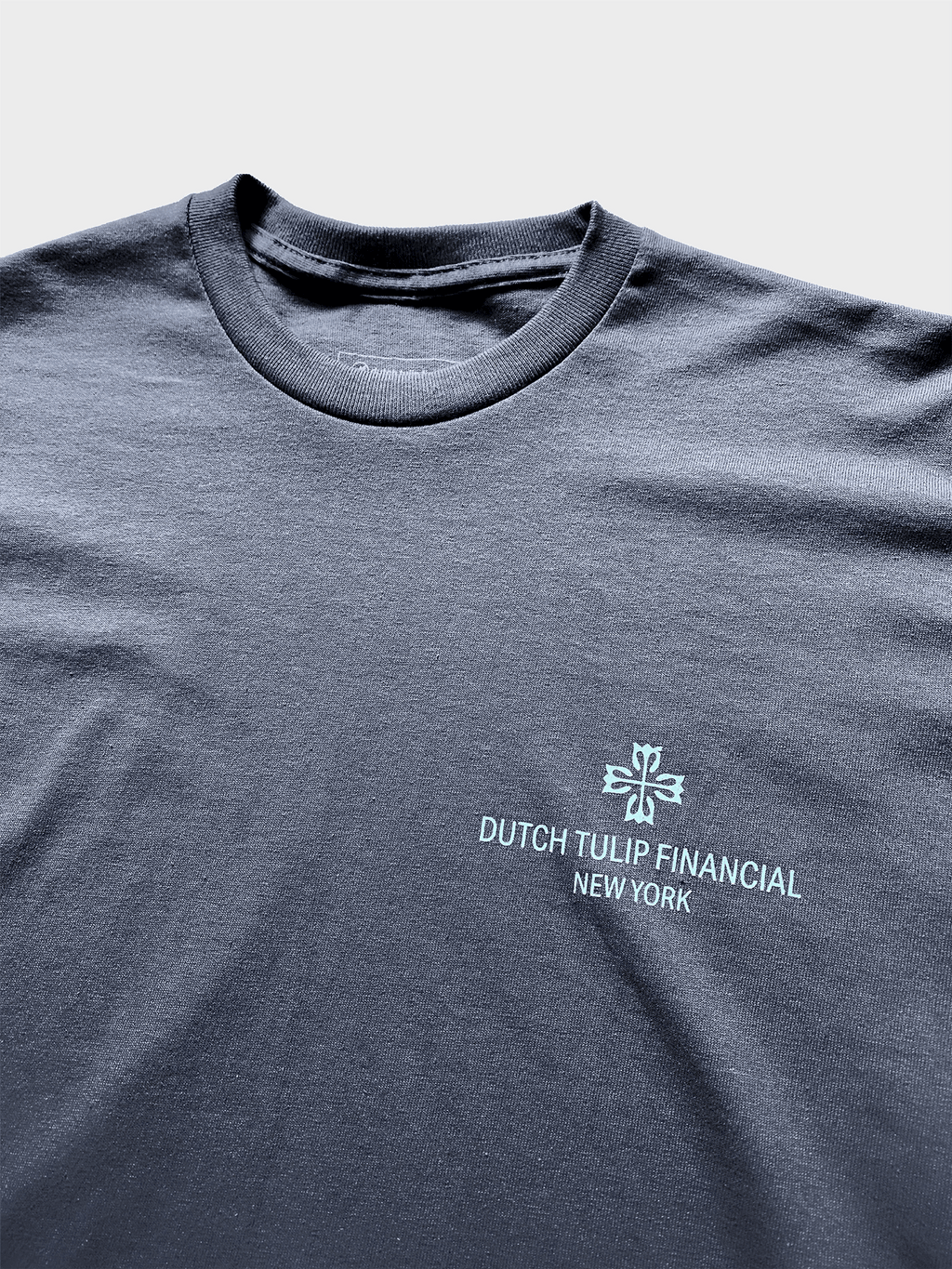 DUTCH TULIP FINANCIAL TIMEPIECE TEE 'CHARCOAL' - Antithesis Store