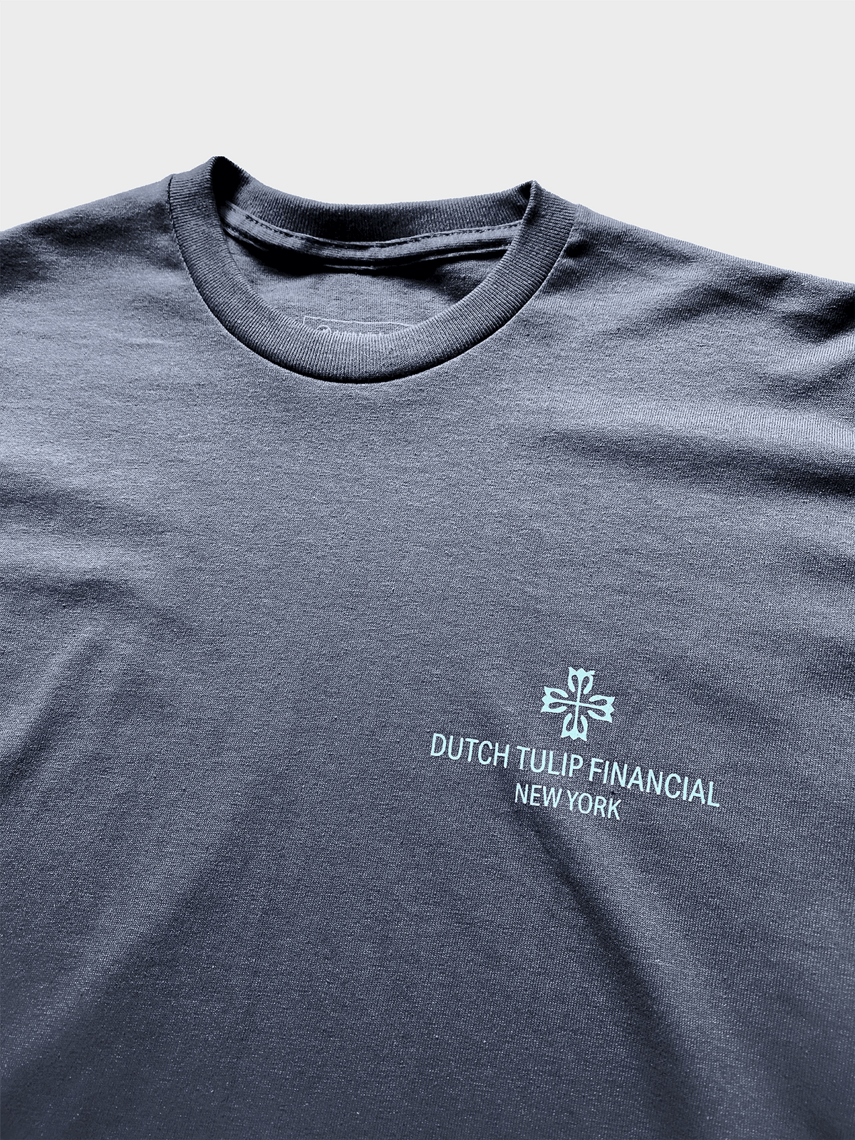 DUTCH TULIP FINANCIAL TIMEPIECE TEE 'CHARCOAL' - Antithesis Store