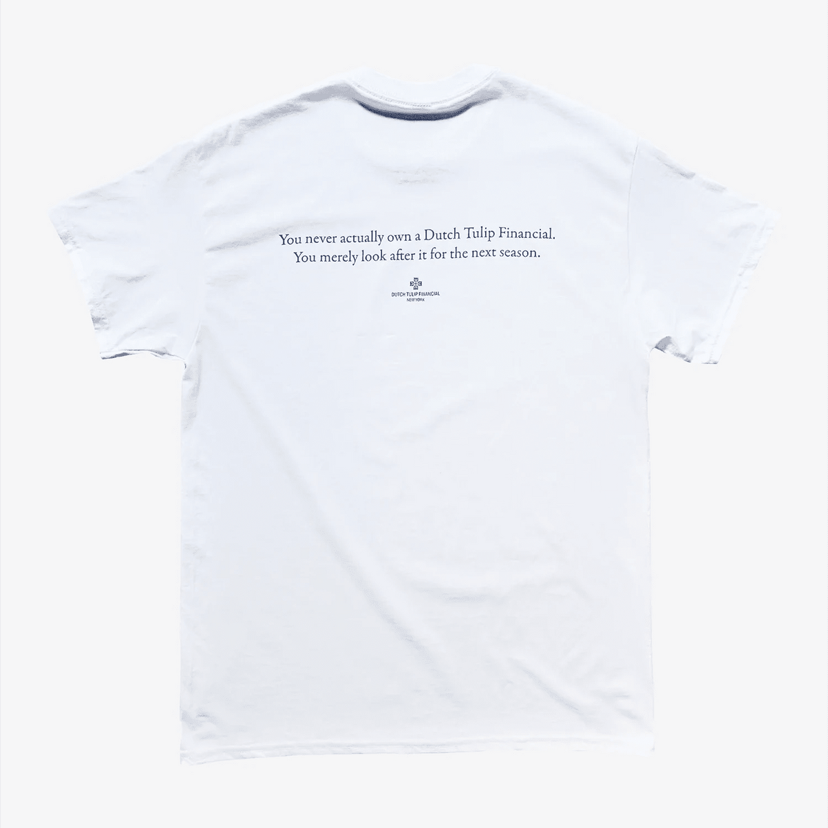 DUTCH TULIP FINANCIAL TIMEPIECE TEE 'WHITE' - Antithesis Store