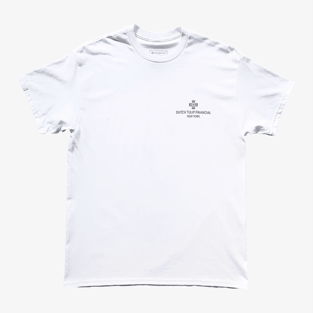 DUTCH TULIP FINANCIAL TIMEPIECE TEE 'WHITE' - Antithesis Store