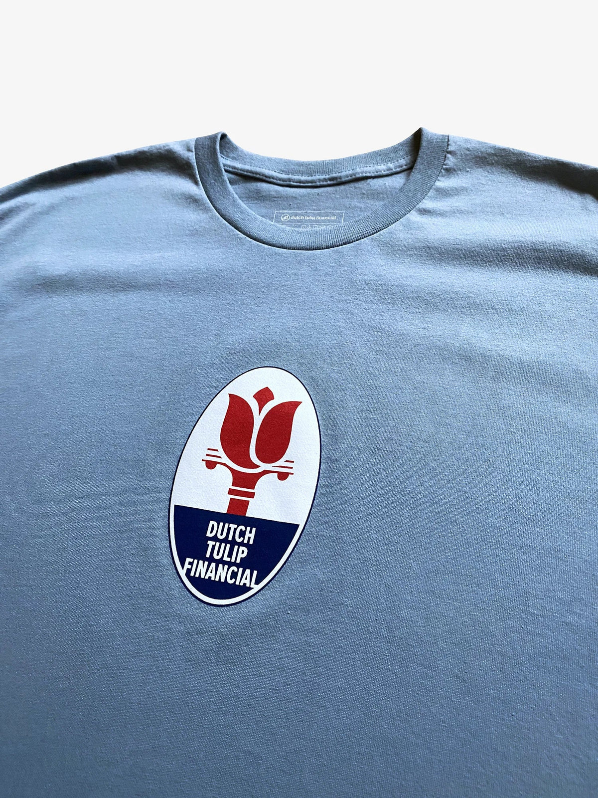 DUTCH TULIP FINANCIAL TRIDENT TEE 'STONE BLUE' - Antithesis Store