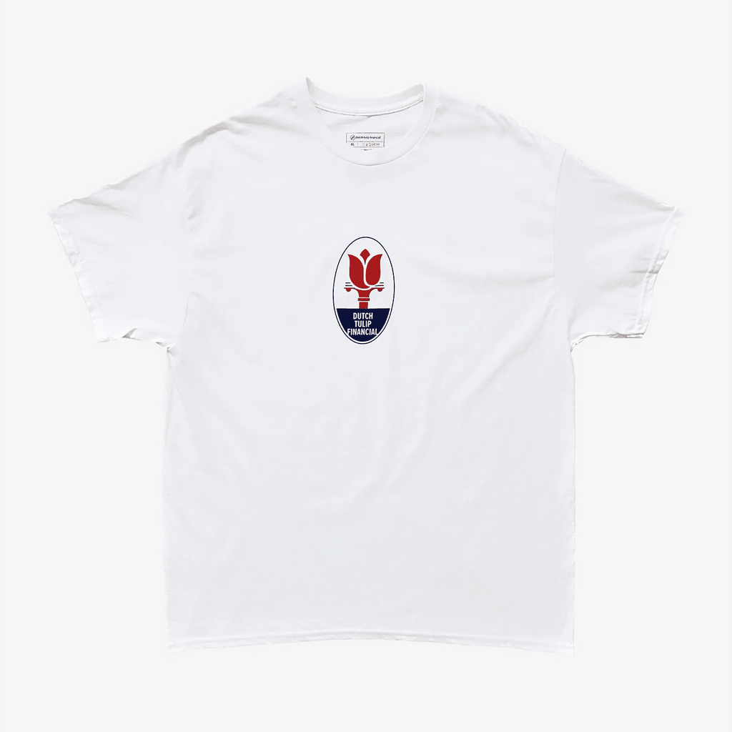 DUTCH TULIP FINANCIAL TRIDENT TEE 'WHITE' - Antithesis Store