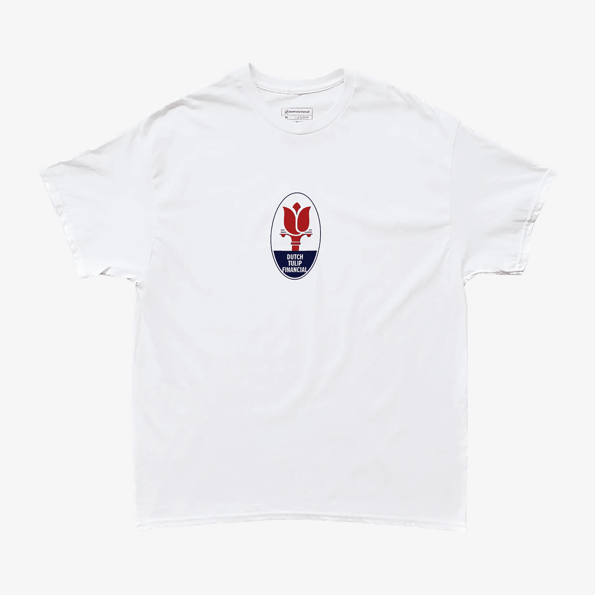 DUTCH TULIP FINANCIAL TRIDENT TEE 'WHITE' - Antithesis Store