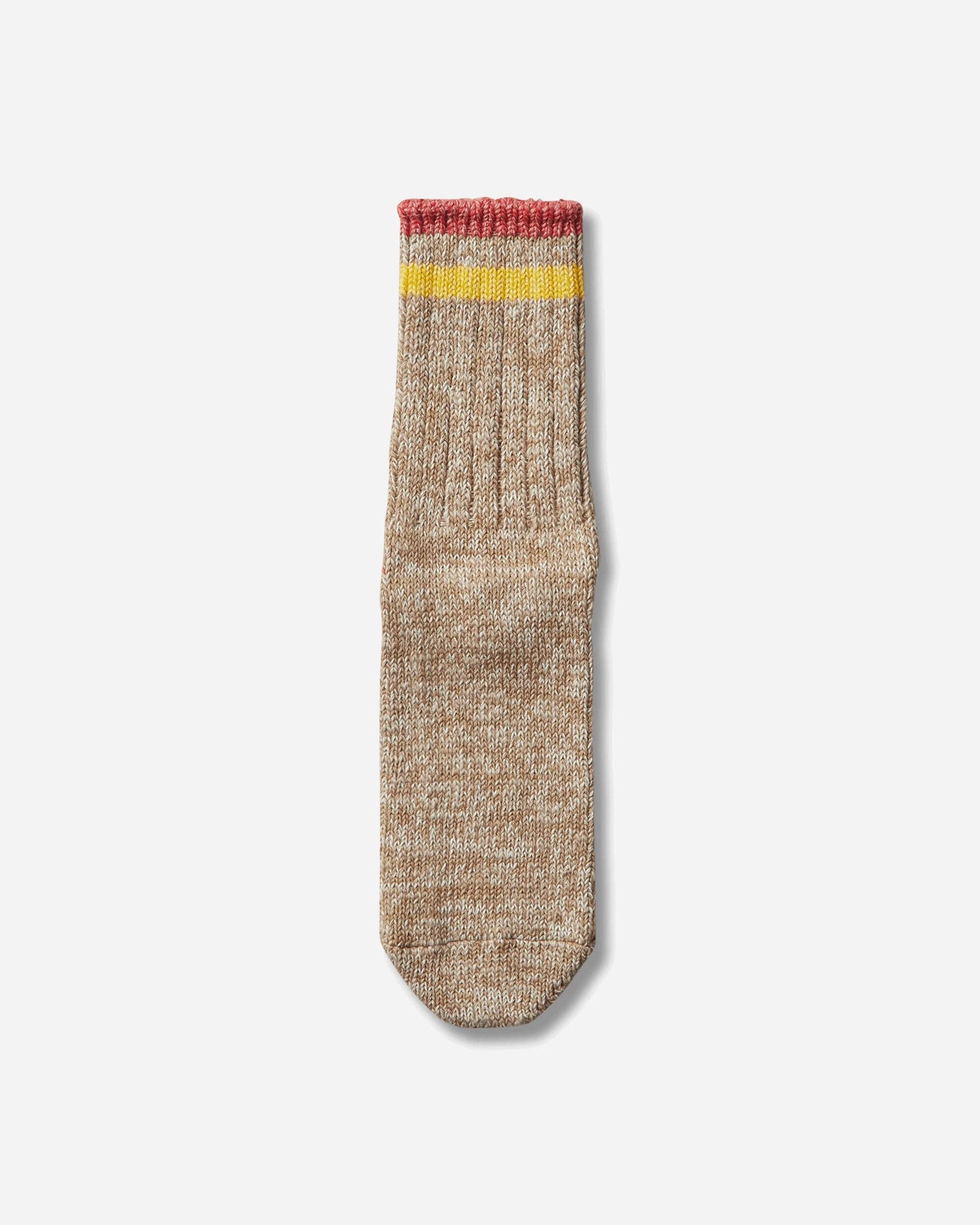 KAPITAL 60 YARNS IVY RAINBOWY HAPPY HEEL-HOLD SOCKS 'BEIGExPINK'