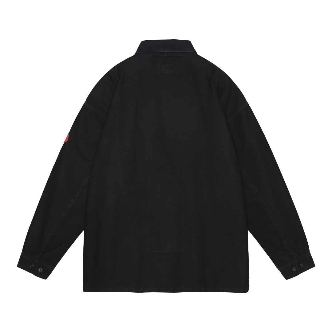 WELT POCKETS BIG SHIRT 'Black'