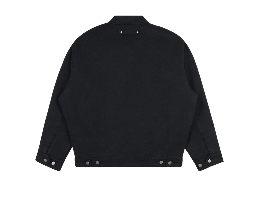 GRAND COLLECTION CONNOR WORK JACKET 'BLACK' - Antithesis Store