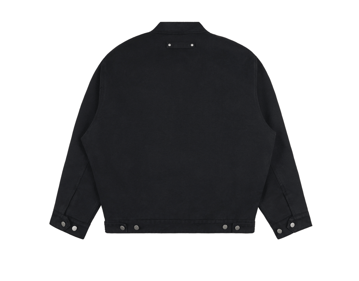 GRAND COLLECTION CONNOR WORK JACKET 'BLACK' - Antithesis Store