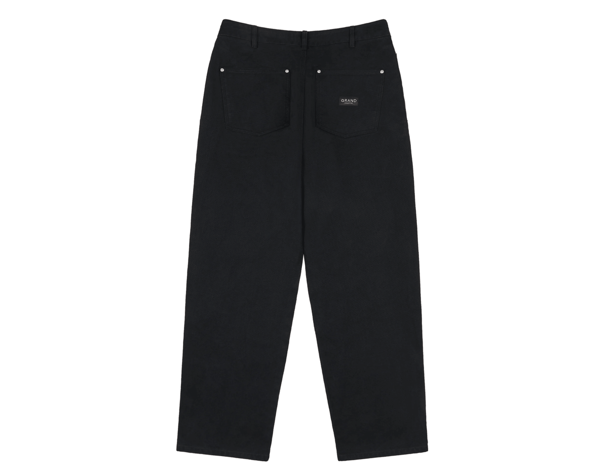 GRAND COLLECTION CONNOR WORK PANT 'BLACK' - Antithesis Store