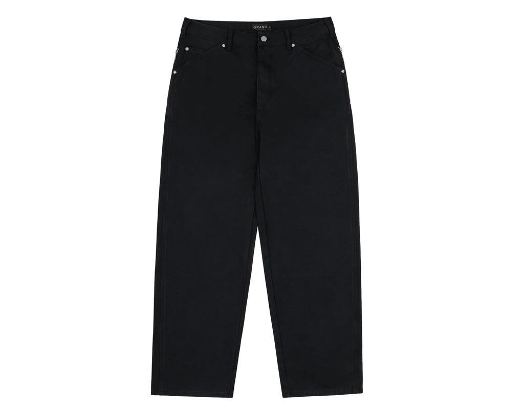 GRAND COLLECTION CONNOR WORK PANT 'BLACK' - Antithesis Store