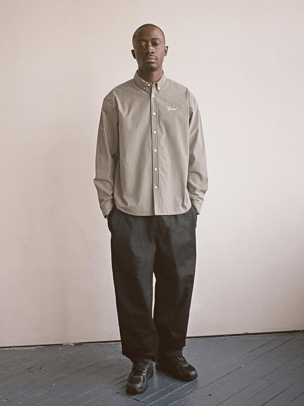 GRAND COLLECTION COTTON PANT 'BLACK' - Antithesis Store
