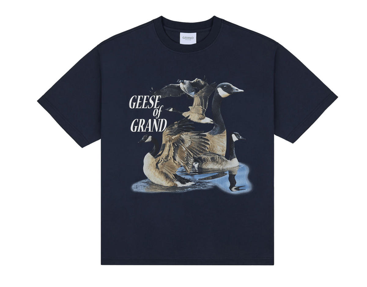 GRAND COLLECTION GEESE OF GRAND TEE MIDNIGHT 'NAVY' - Antithesis Store