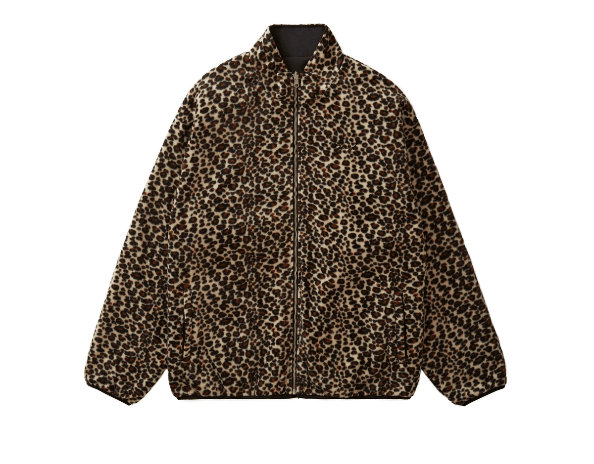 GRAND COLLECTION REVERSIBLE LEOPARD JACKET 'BROWN/BLACK' - Antithesis Store