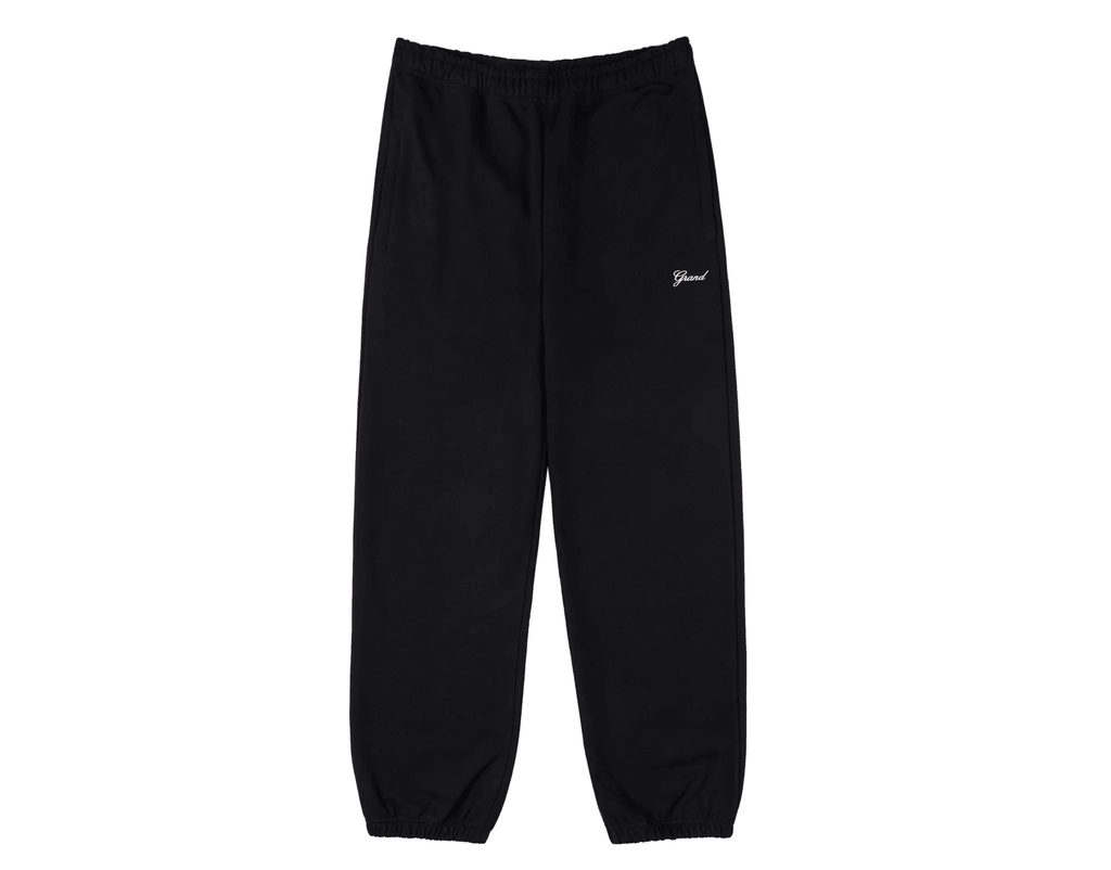 GRAND COLLECTION SCRIPT SWEATPANT 'BLACK' - Antithesis Store
