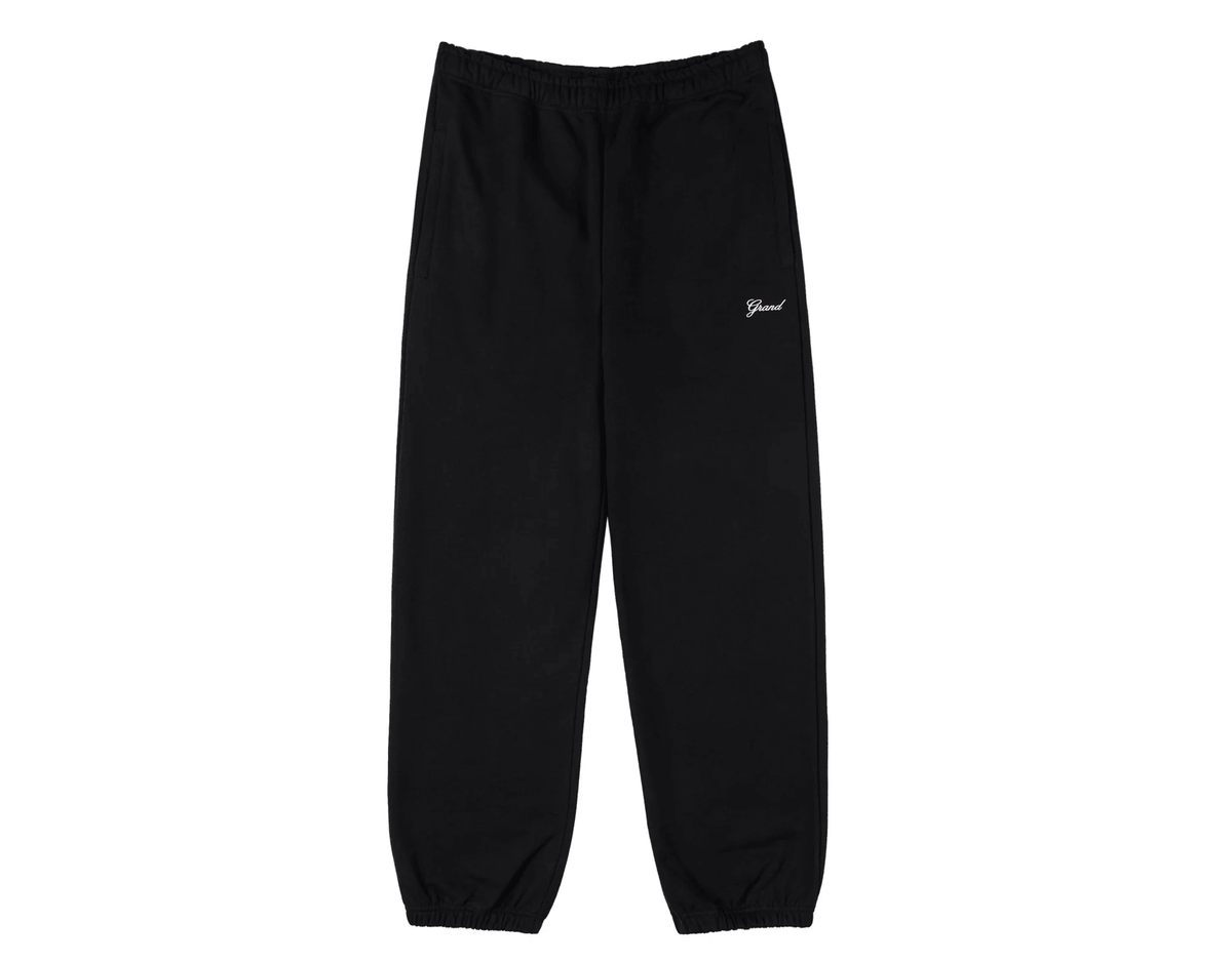 GRAND COLLECTION SCRIPT SWEATPANT 'BLACK' - Antithesis Store