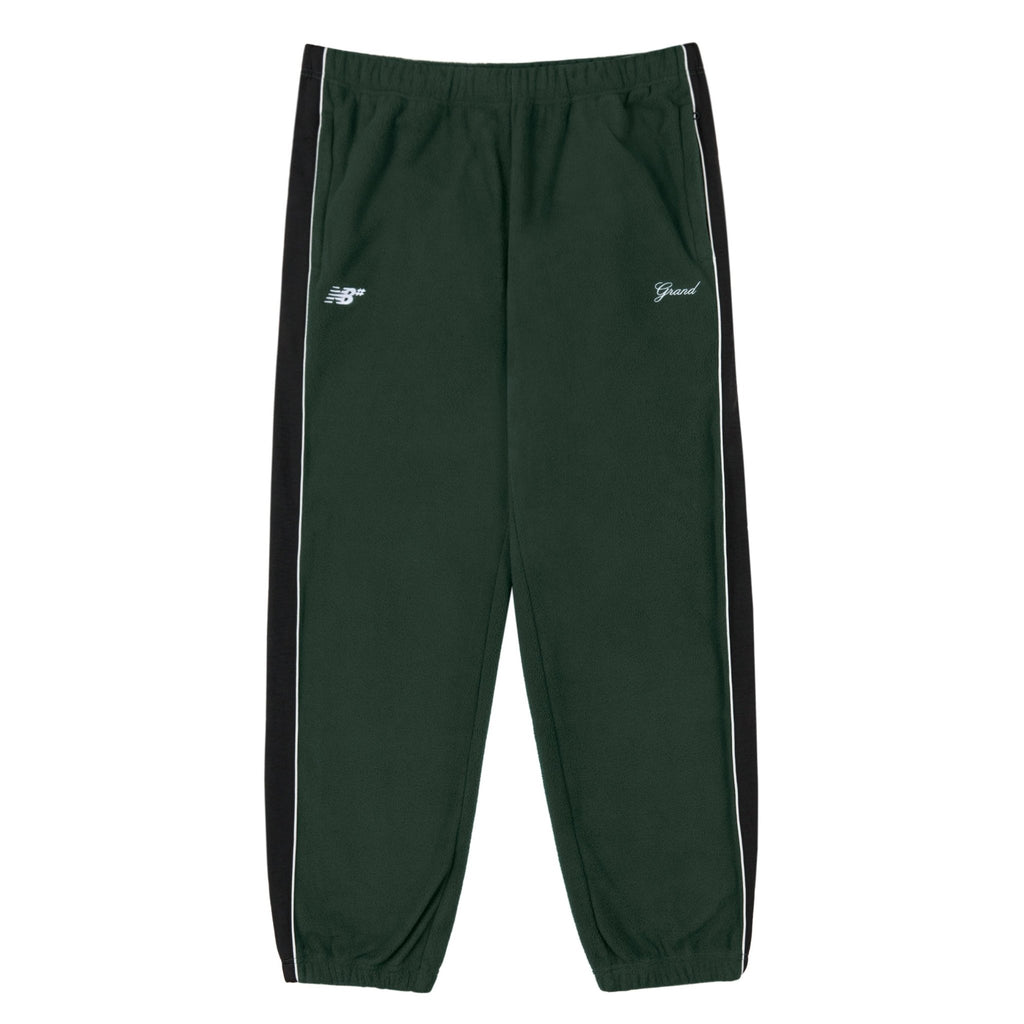GRAND X NEW BALANCE POLAR FLEECE PANT 'BLACK/FOREST GREEN' - Antithesis Store
