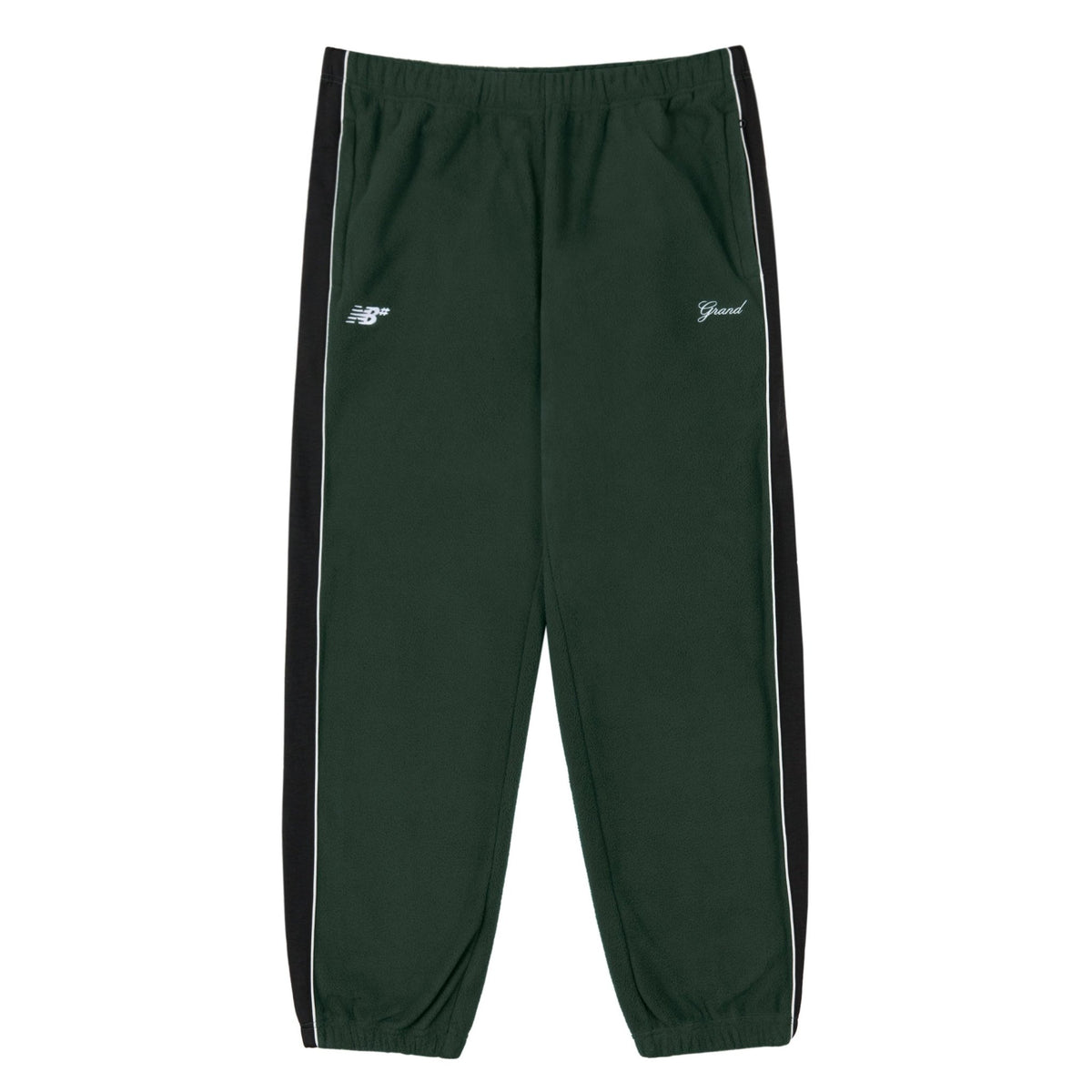 GRAND X NEW BALANCE POLAR FLEECE PANT 'BLACK/FOREST GREEN' - Antithesis Store